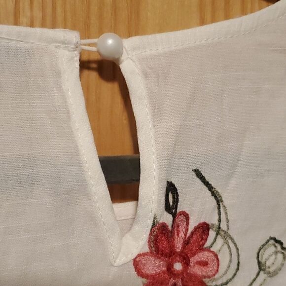 Nwot, Shein large top, floral peplum blouse - Picture 5 of 10